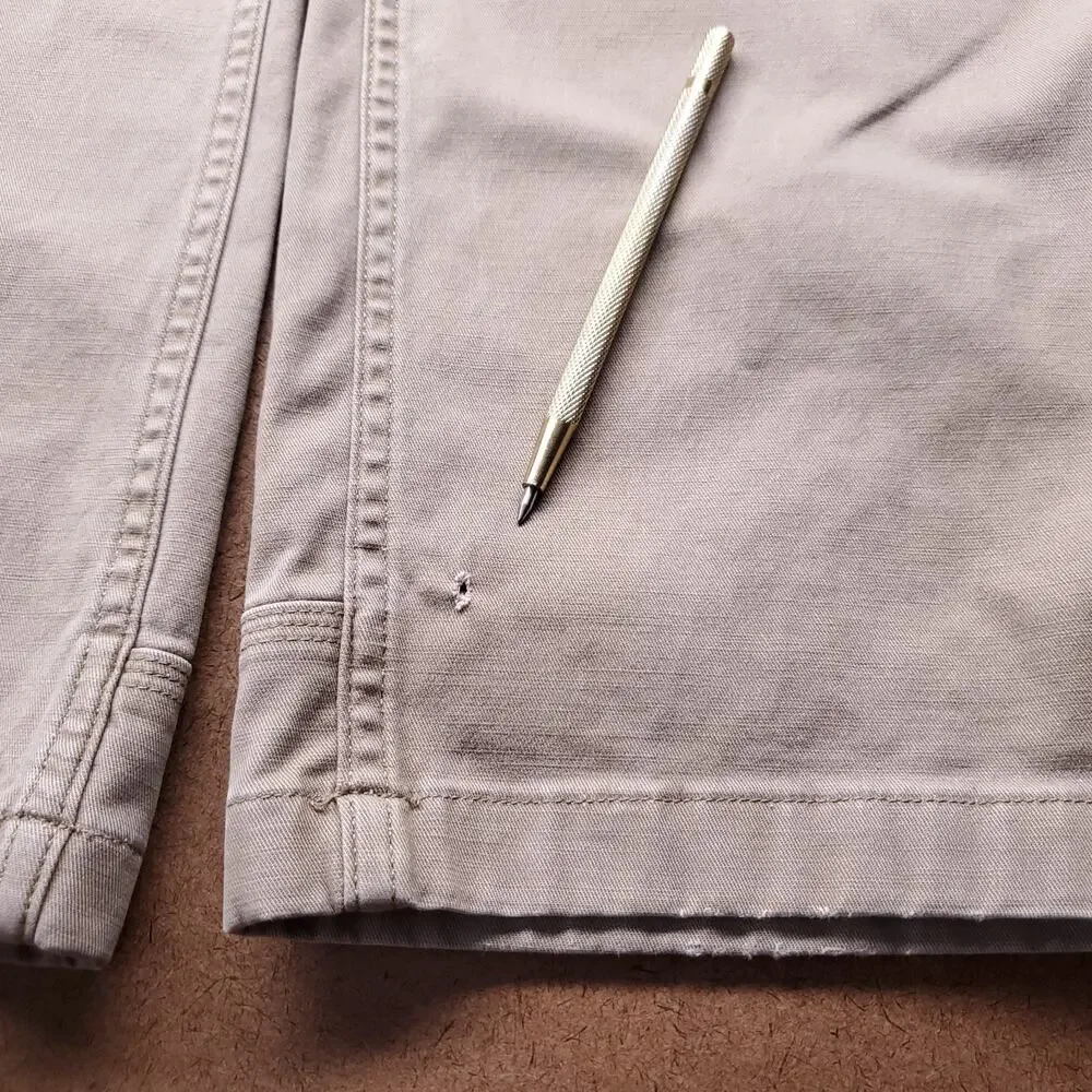 Duluth Flex Ballroom Khaki Pants Men 32x30 Beige Stretch Straight Leg Work